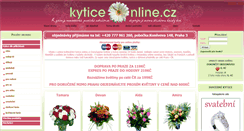 Desktop Screenshot of kytice-online.cz